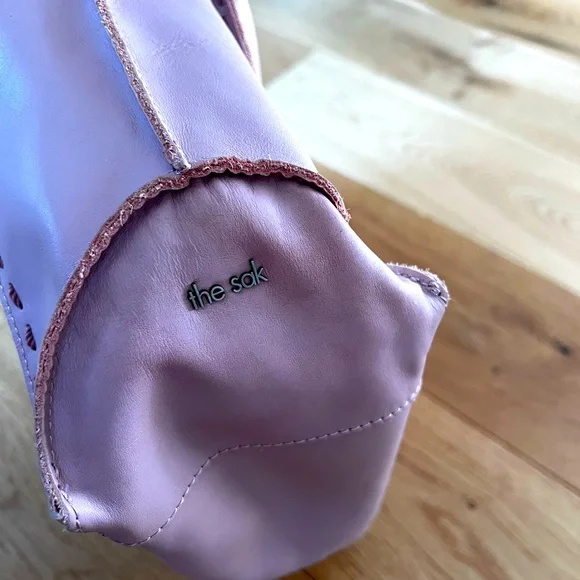 THE SAKLos Feliz Leather Hobo Bag - Rosewood Leather - Picture 3 of 10